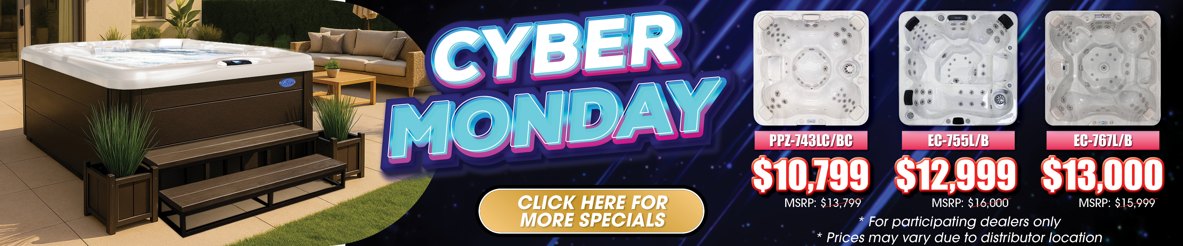 Calspas hot tub being used in a family setting - Kennewick